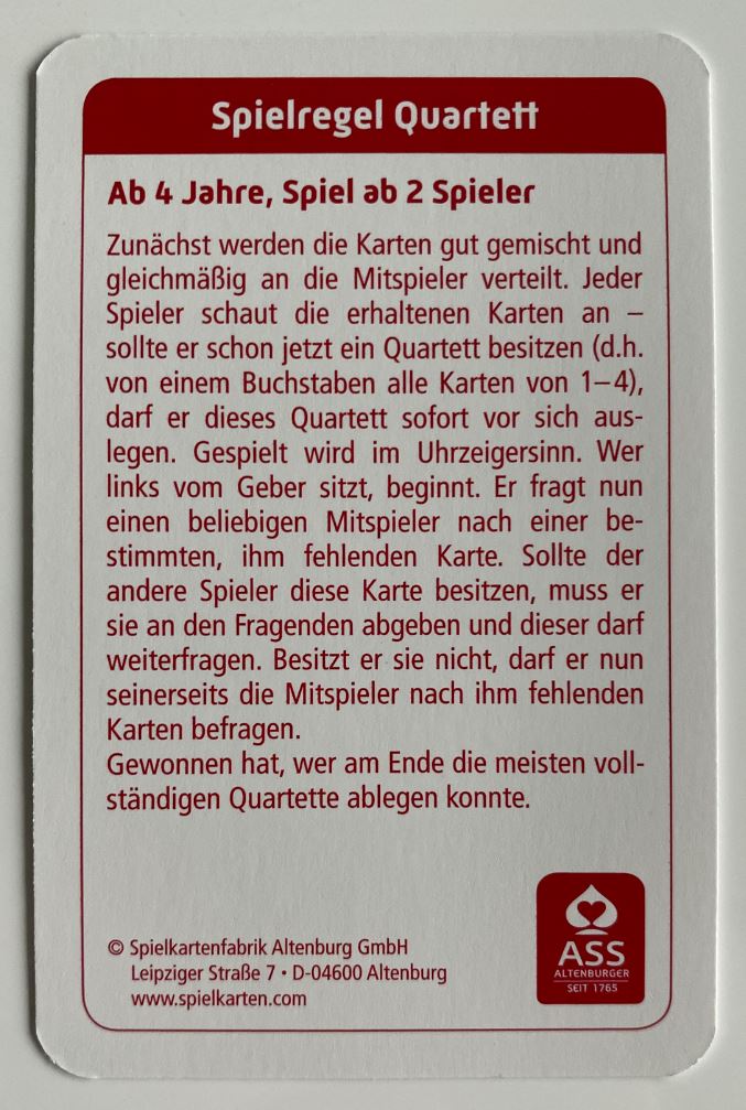 Spielregeln - Wilde Tiere